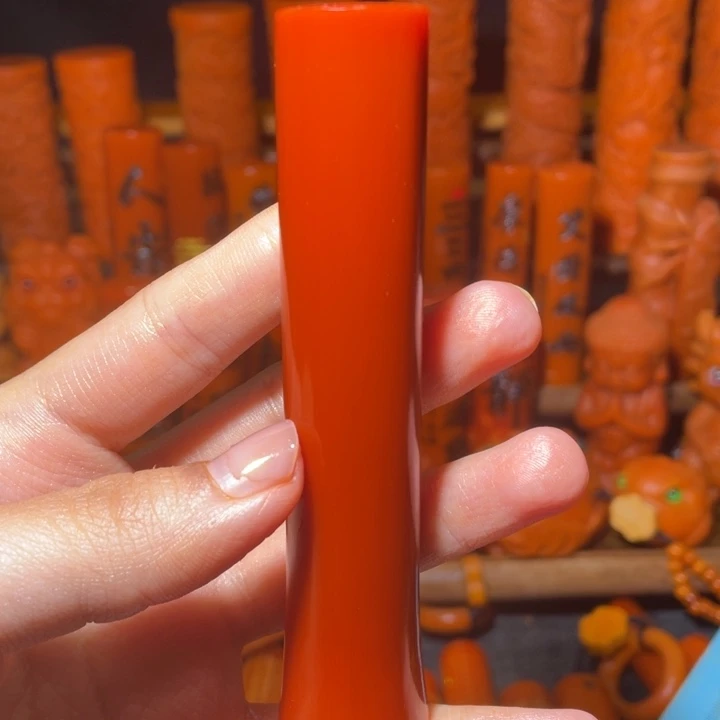 加***猫竹玉化实心竹放漏