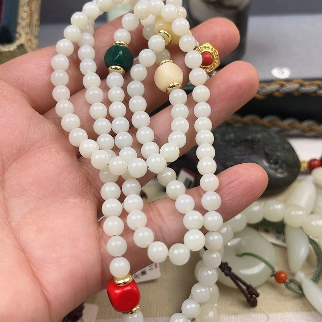 和田玉手链未镶嵌