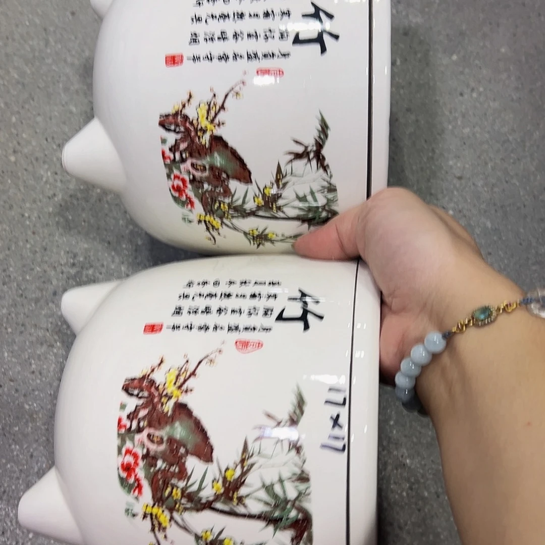 外贸尾单陶瓷花盆凑10米包邮