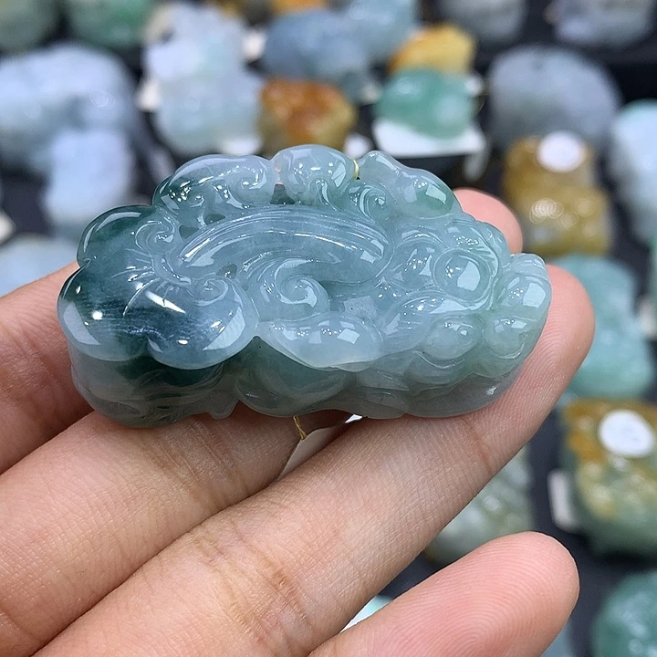 翡翠未镶嵌颈饰天然缅甸翡翠