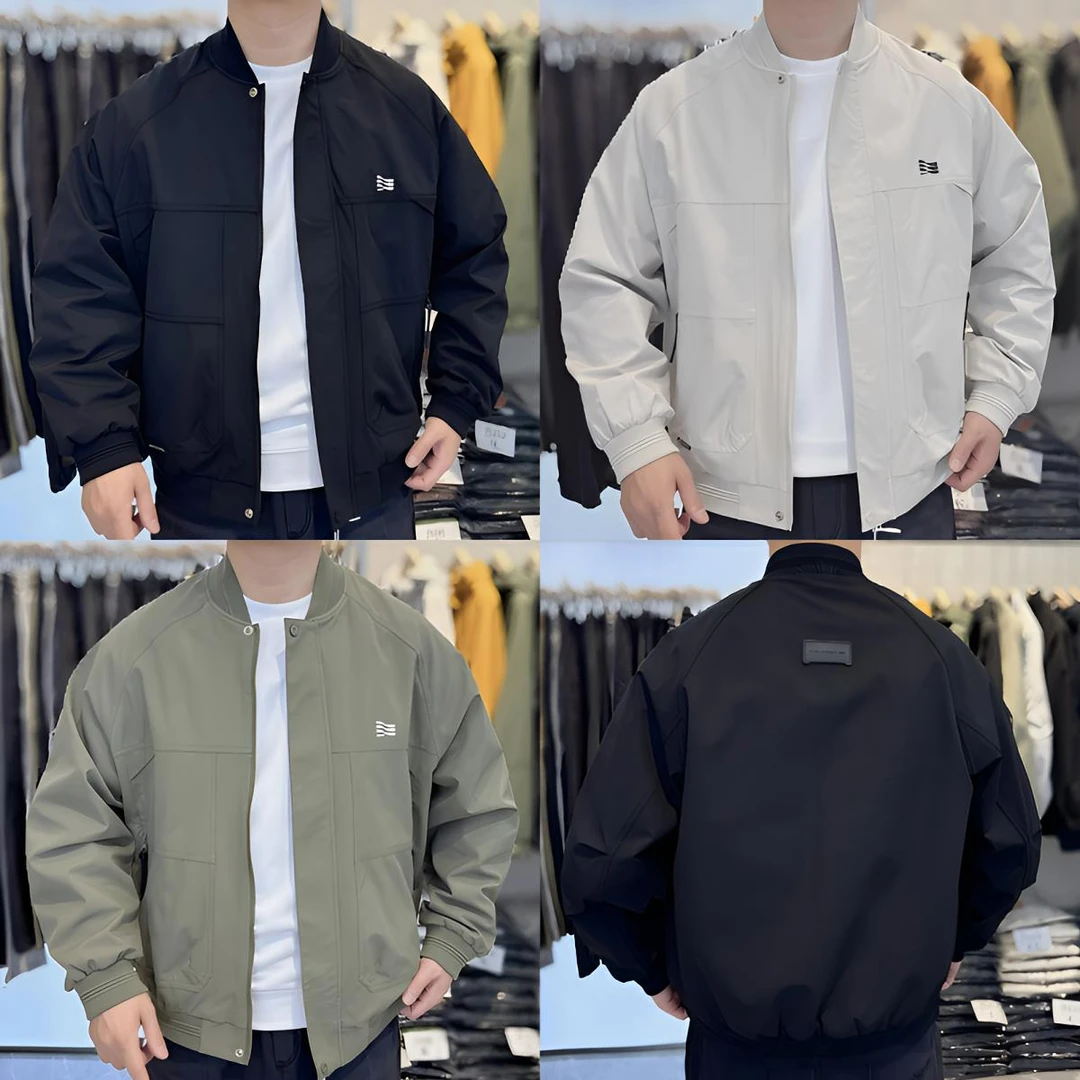 2025年秋季新款百搭简约棒球领休闲外套36171