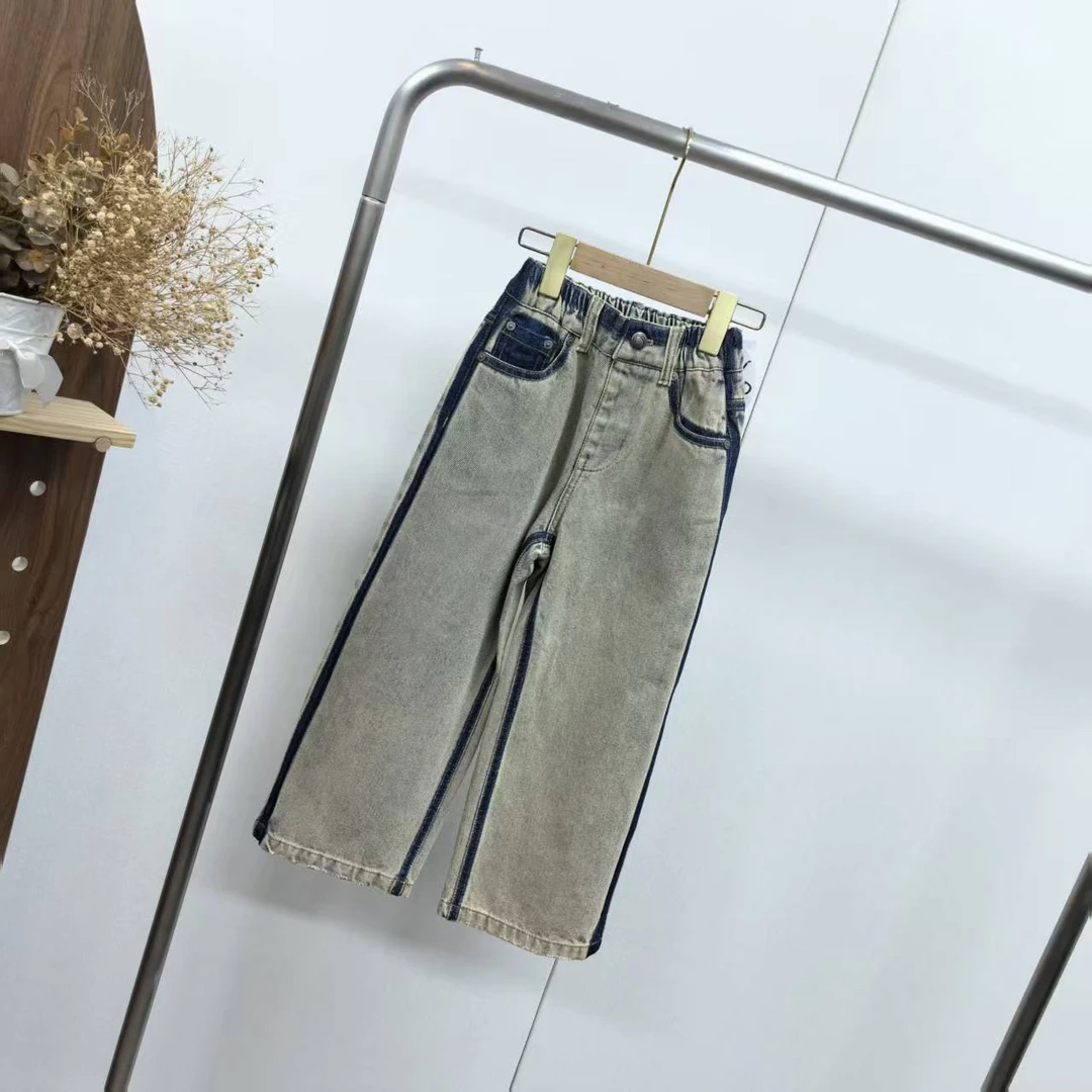 【8307】牛仔黄牛仔裤B7-4