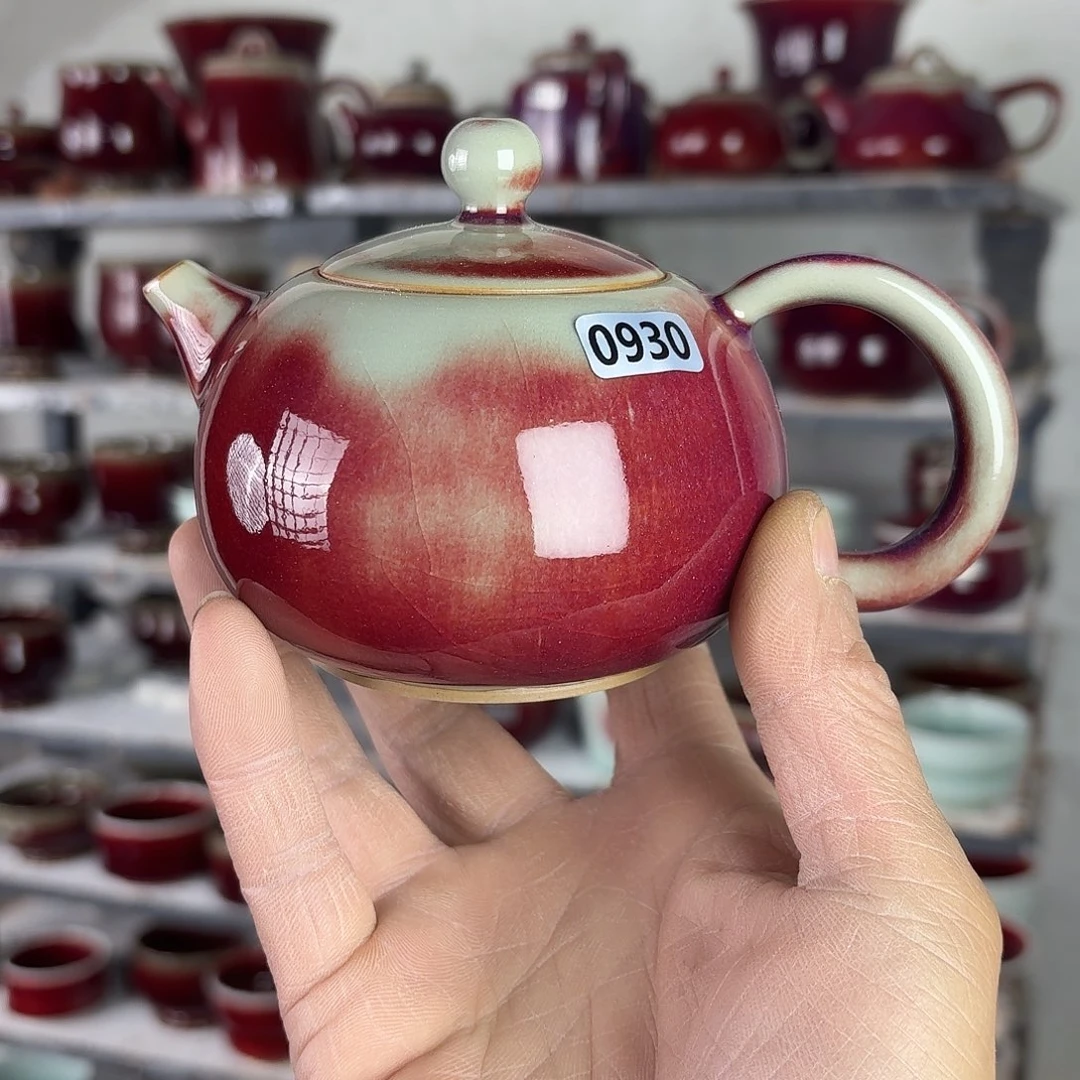 0930钧瓷原矿釉茶壶