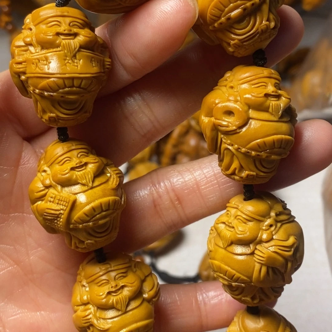 橄榄核手串/手链有***嗨腰缠万贯大财神