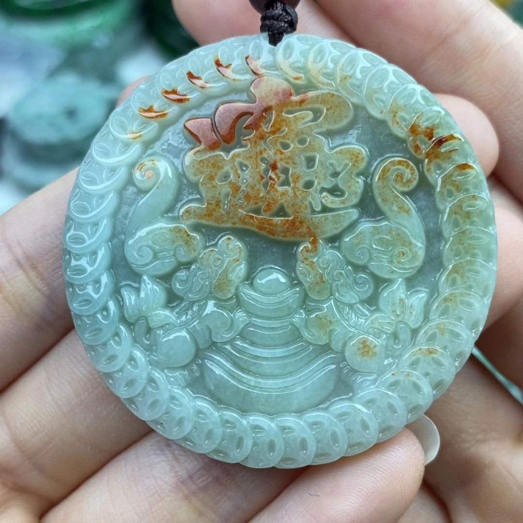 颈饰未镶嵌翡翠吊坠