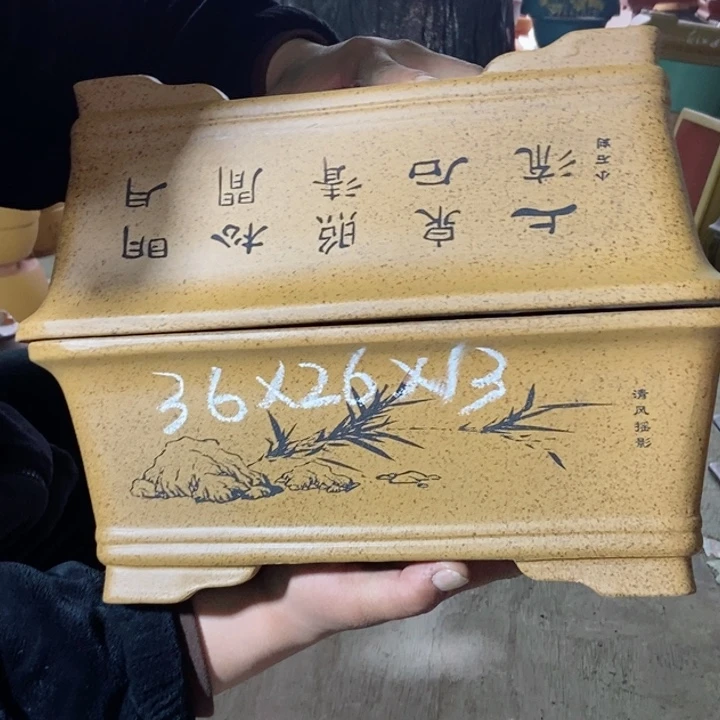 紫砂花盆紫砂紫砂