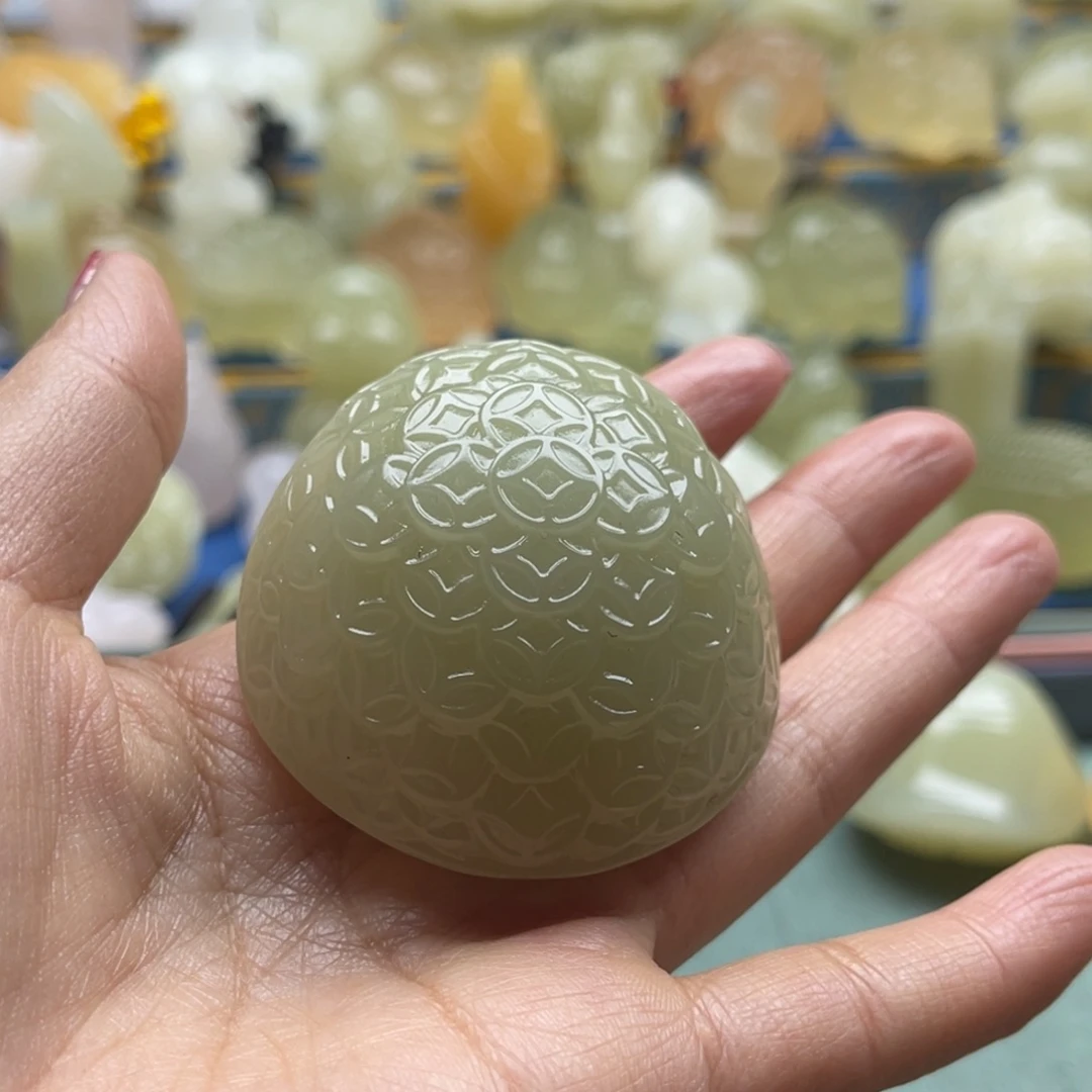 虛****玉天然桌面小摆件