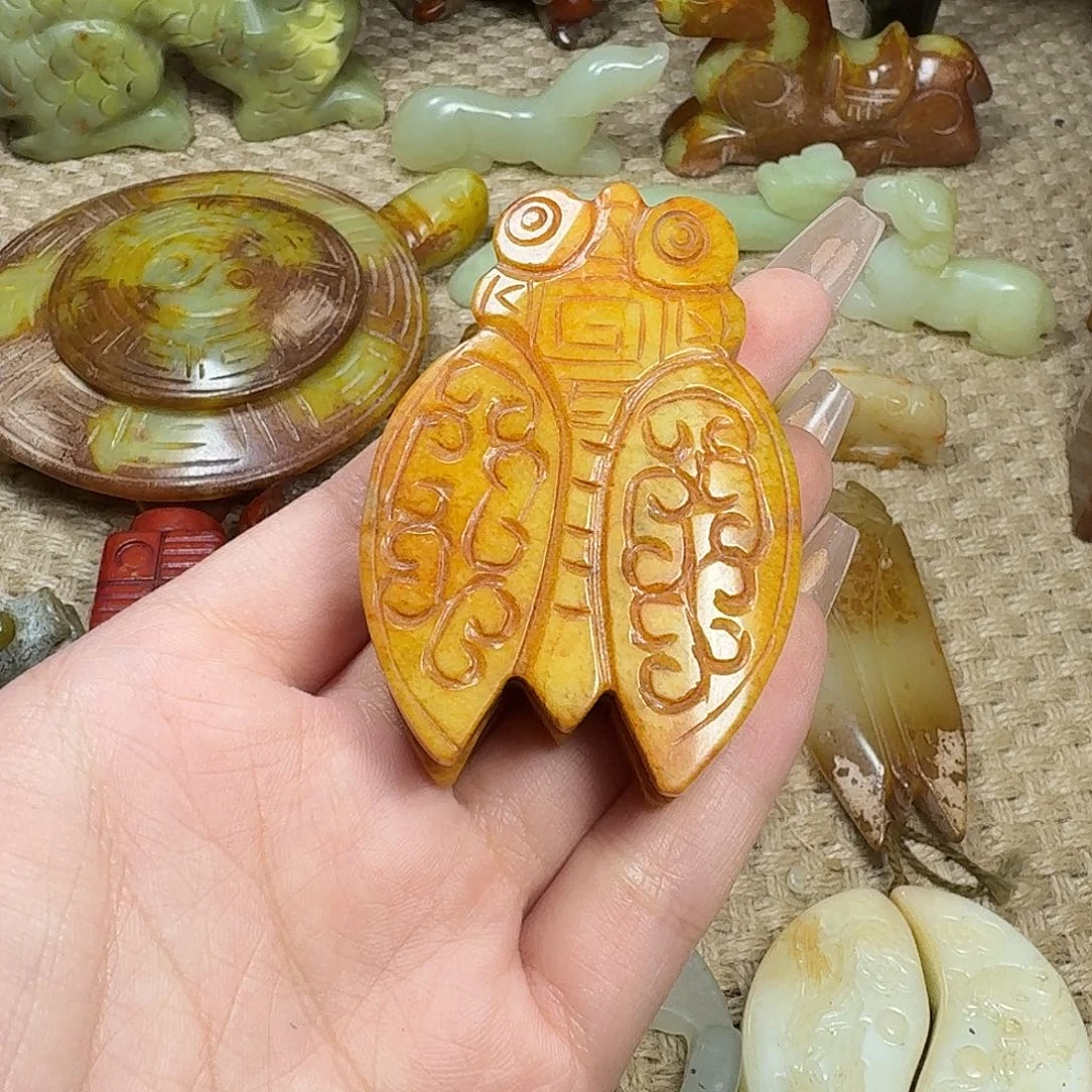白玉菩提吊坠挂件