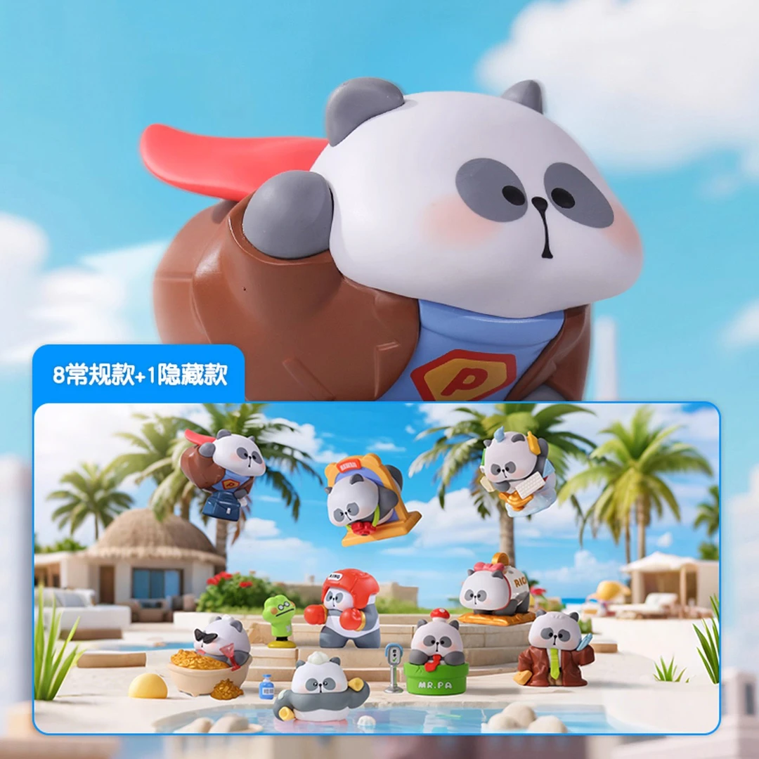 【开盒不退不H】耙老师Mr.PA的心愿清单系列盲盒熊猫潮玩手办公仔