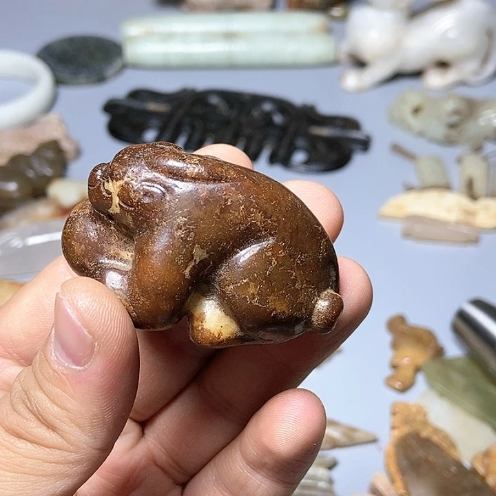 和田玉未镶嵌颈饰194