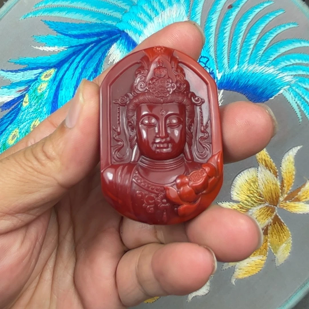 未镶嵌吊坠南红玛瑙