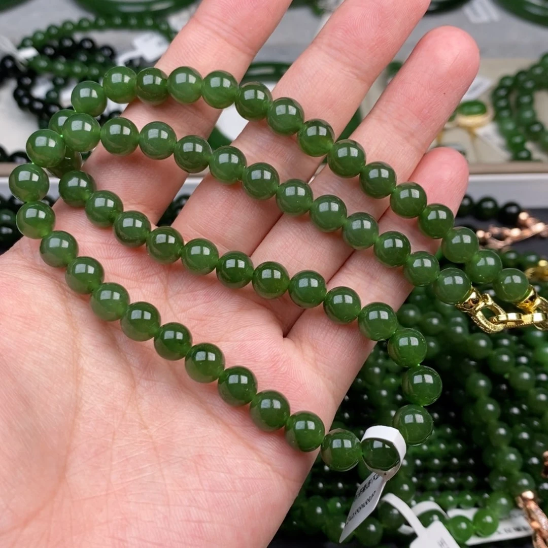 项链未镶嵌和田玉（碧玉）璐**u