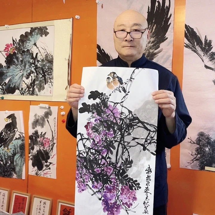 国画张圣敏先生纯手绘作品