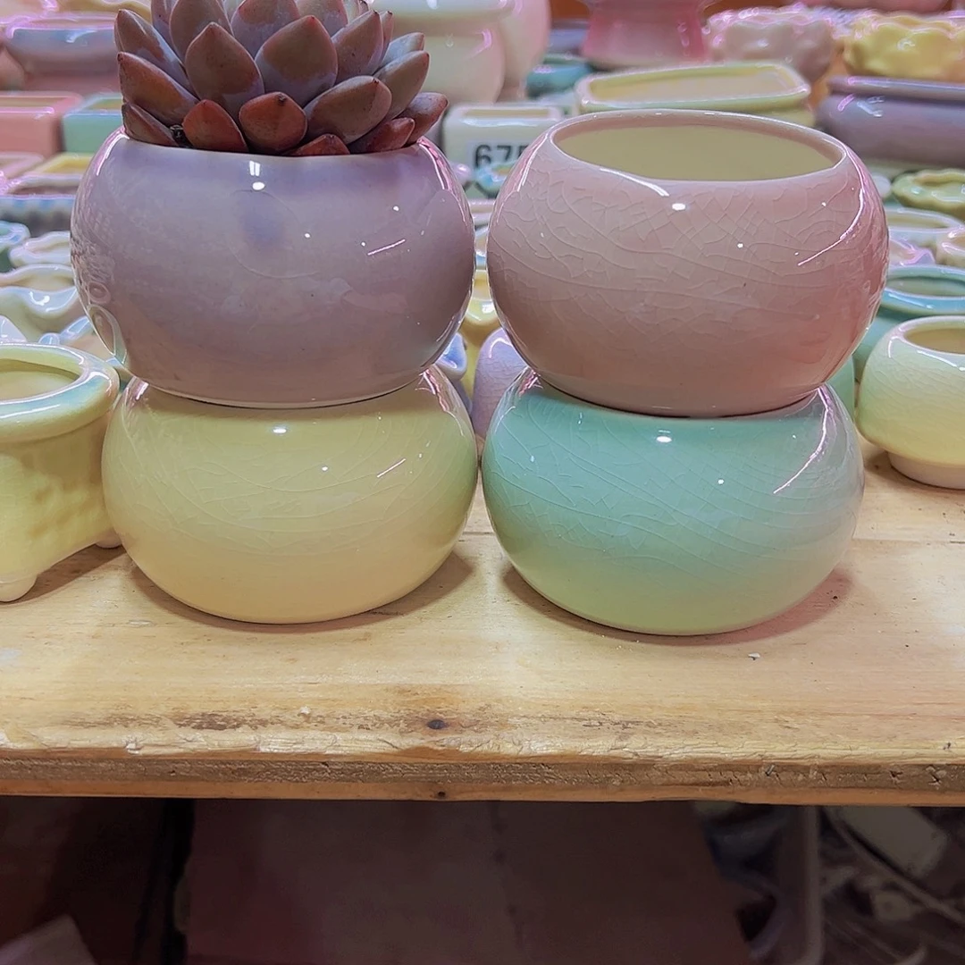 陶瓷花盆当场凑满12包邮