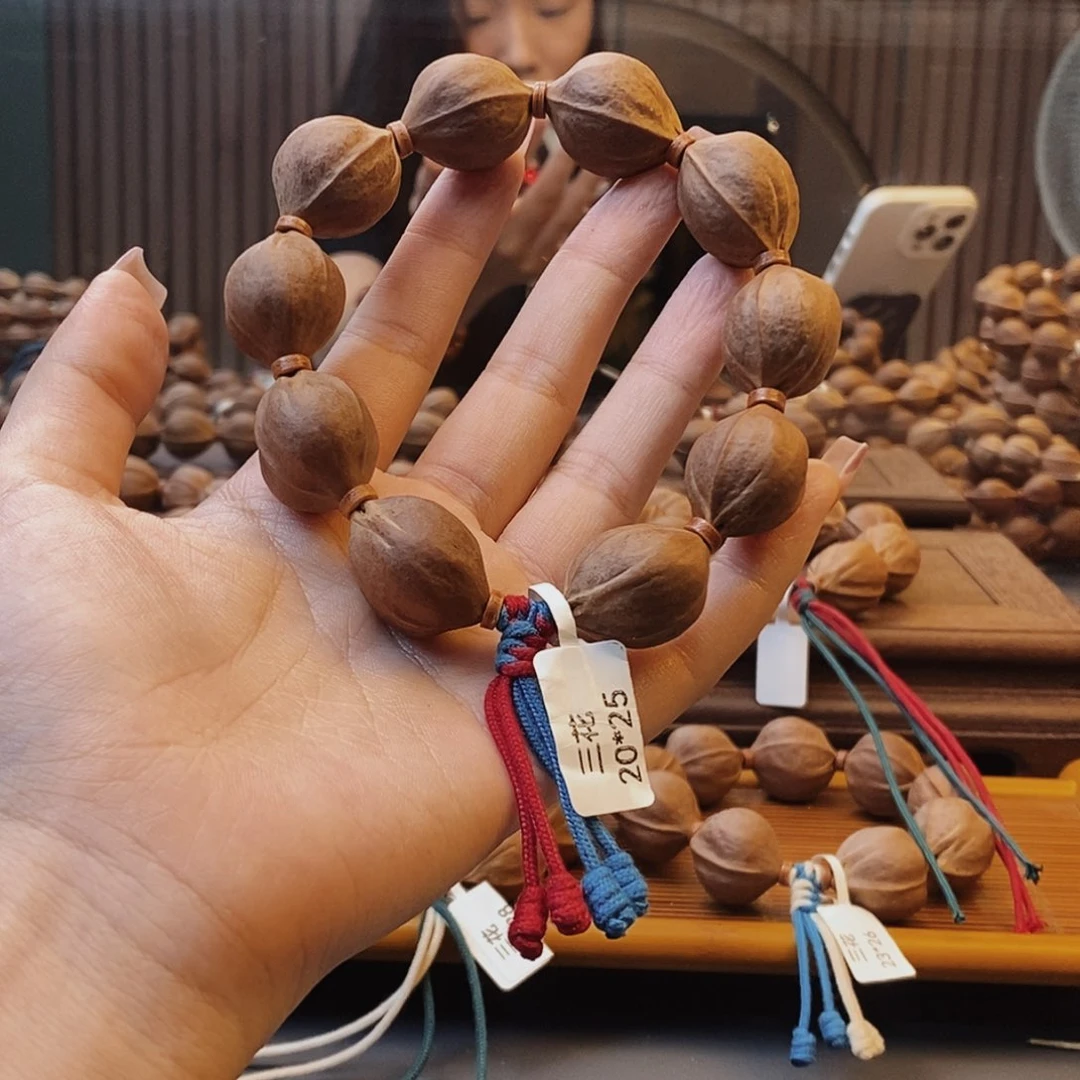 手串橄榄核王**a原生态正宗梅林铁核