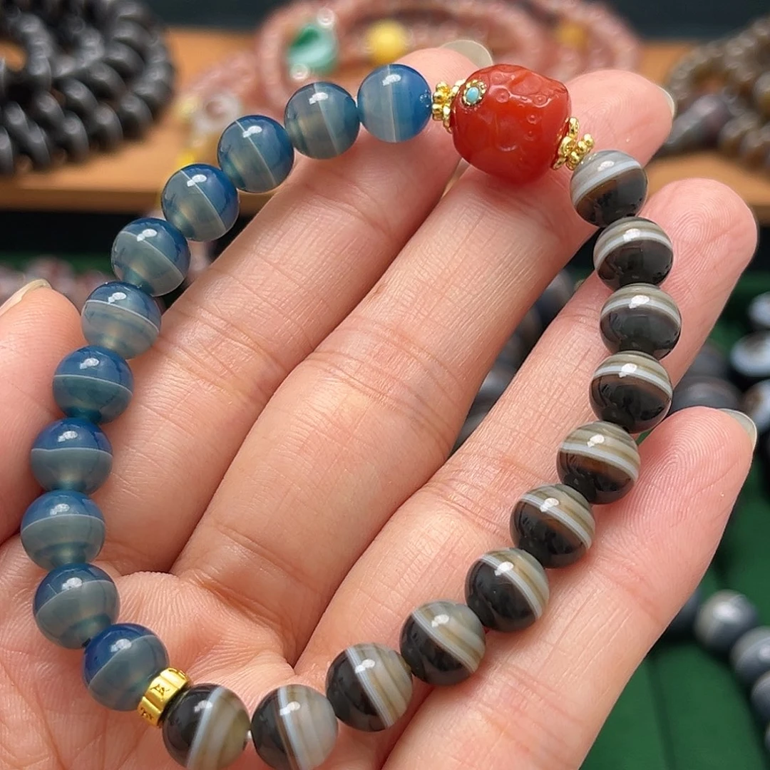 玛瑙/玉髓合金手串