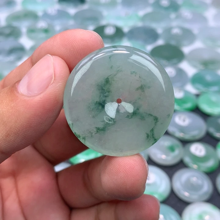 颈饰未镶嵌翡翠缅甸天然A货翡翠35.5-5.9