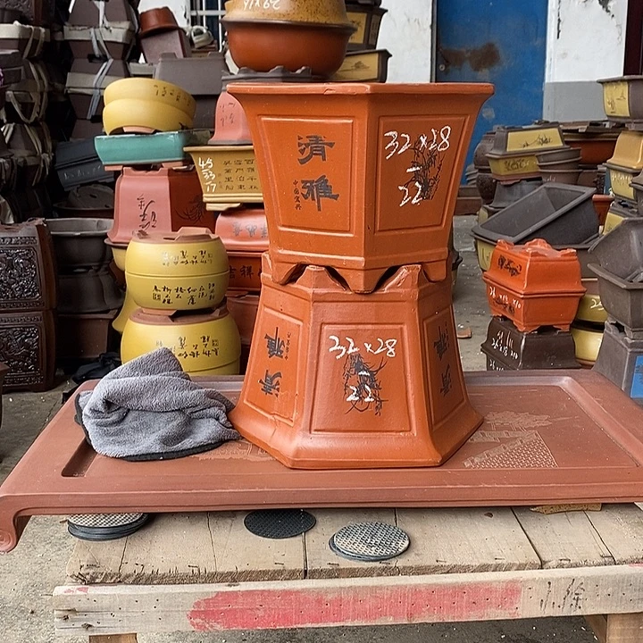 紫砂花盆紫砂花盆