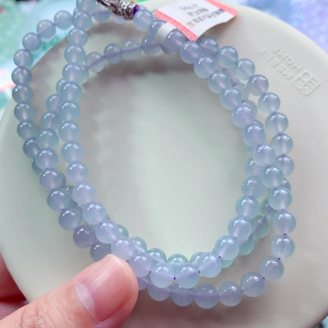 翡翠未镶嵌手链卡5.9