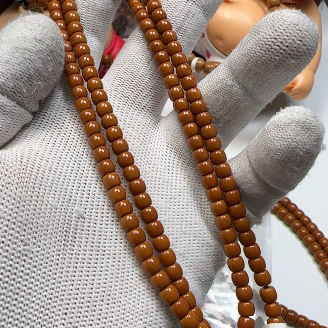 橄榄核手串/手链老挝核尖脖挂5.0