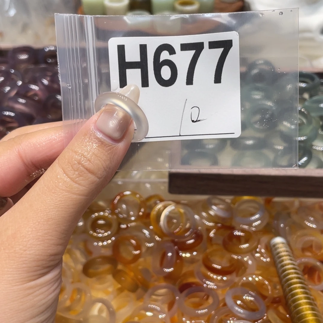 玛瑙/玉髓未镶嵌戒指677