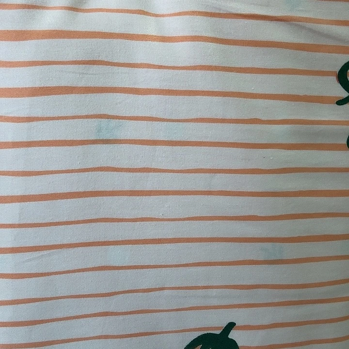 棉棉橘色草莓单人被套