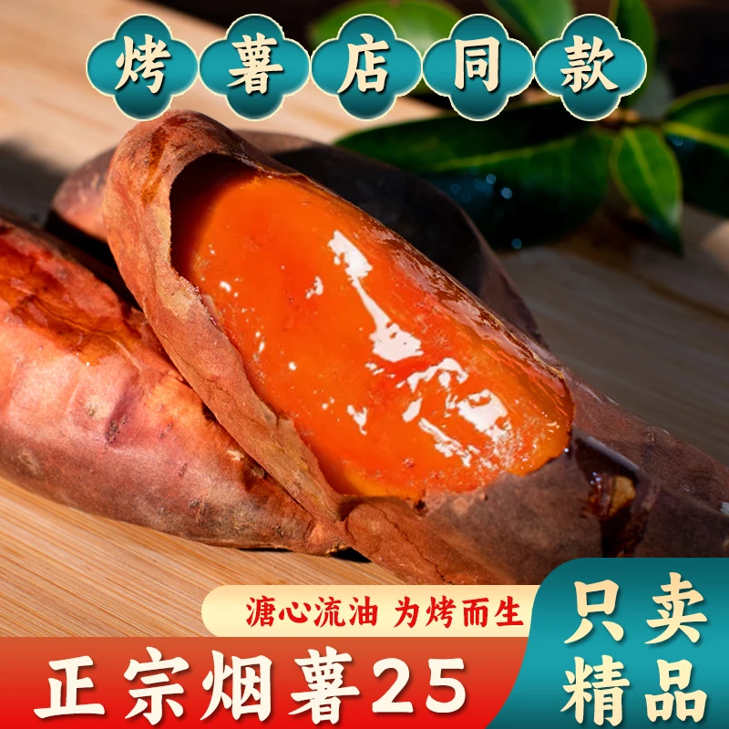烟薯25号蜜薯糖心红薯地瓜软糯香甜自产自销绿色种植新鲜现挖