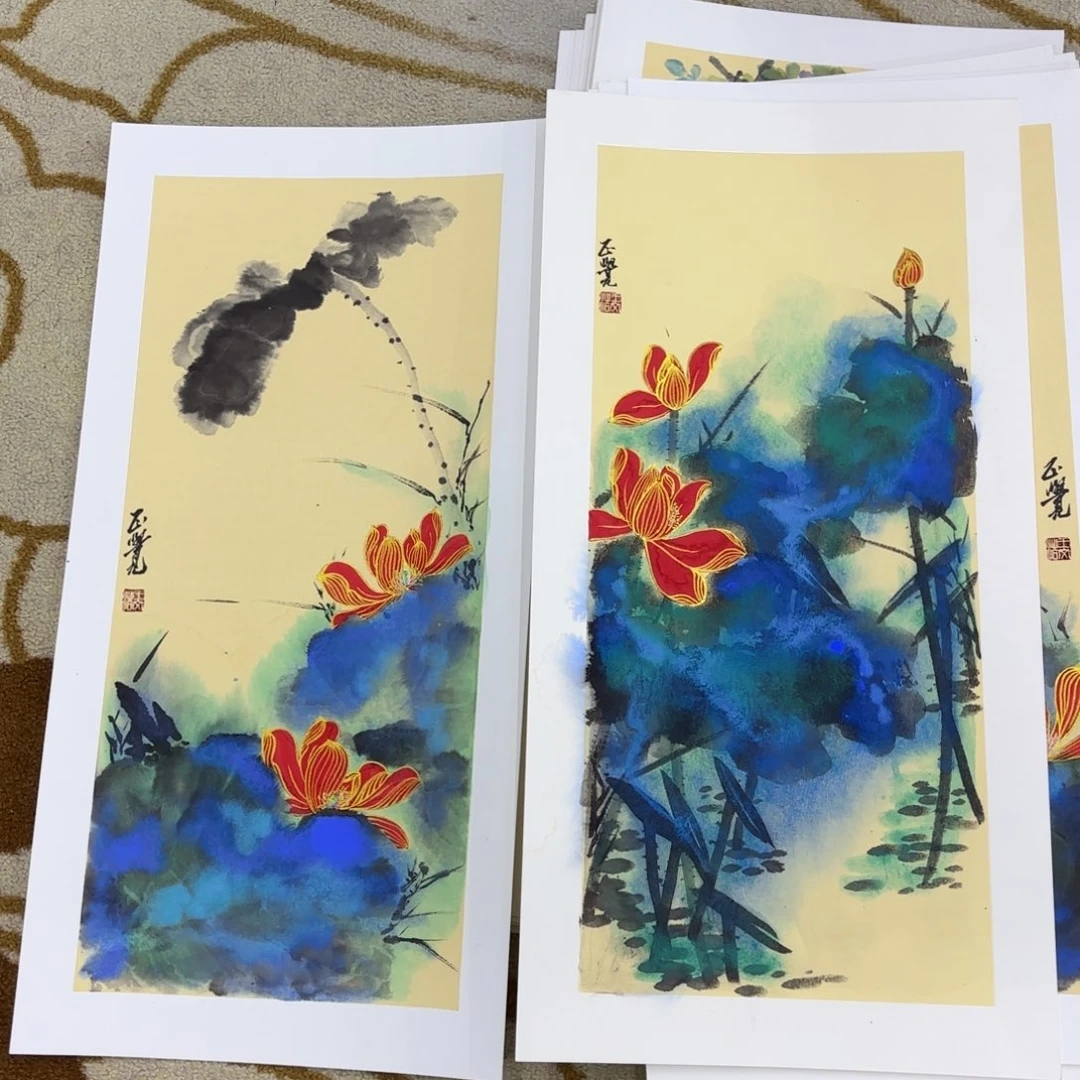 国画英**盟王文浩卡纸李欣主播