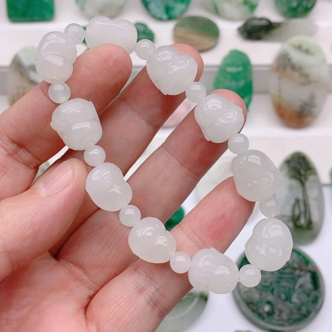 独山玉颈饰未镶嵌L*T