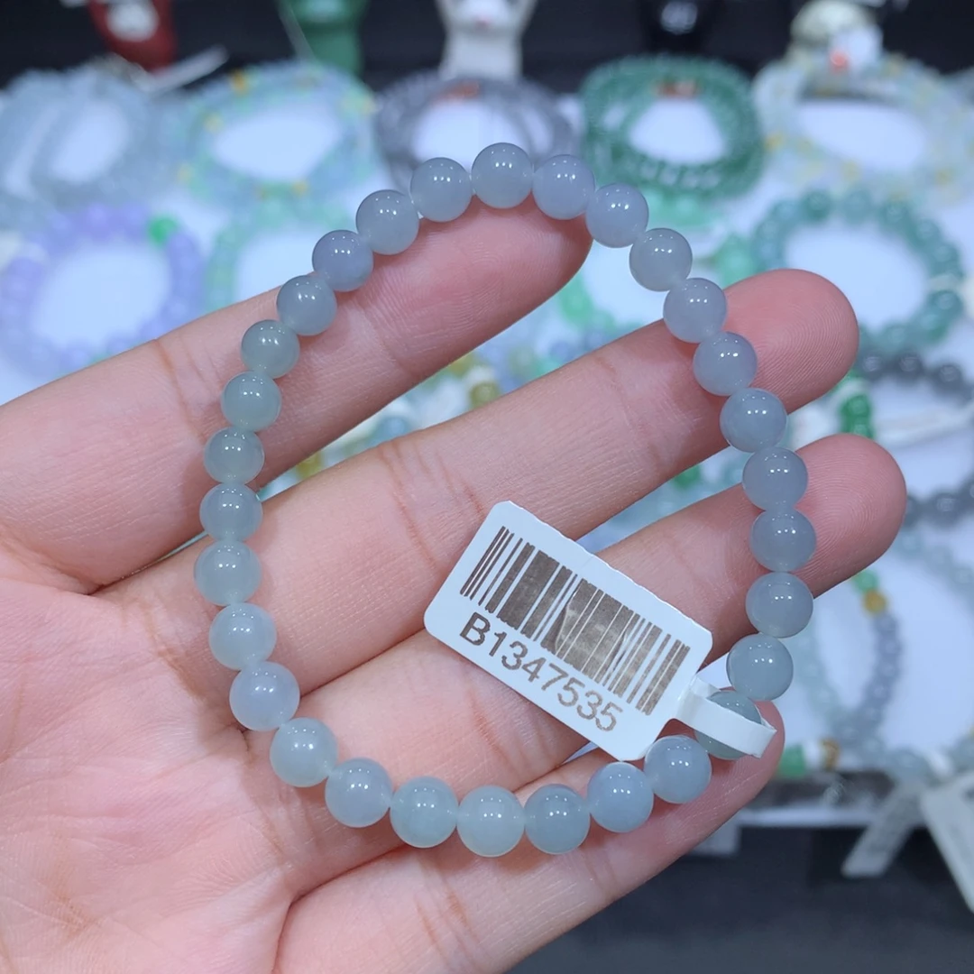 未镶嵌手串翡翠天然