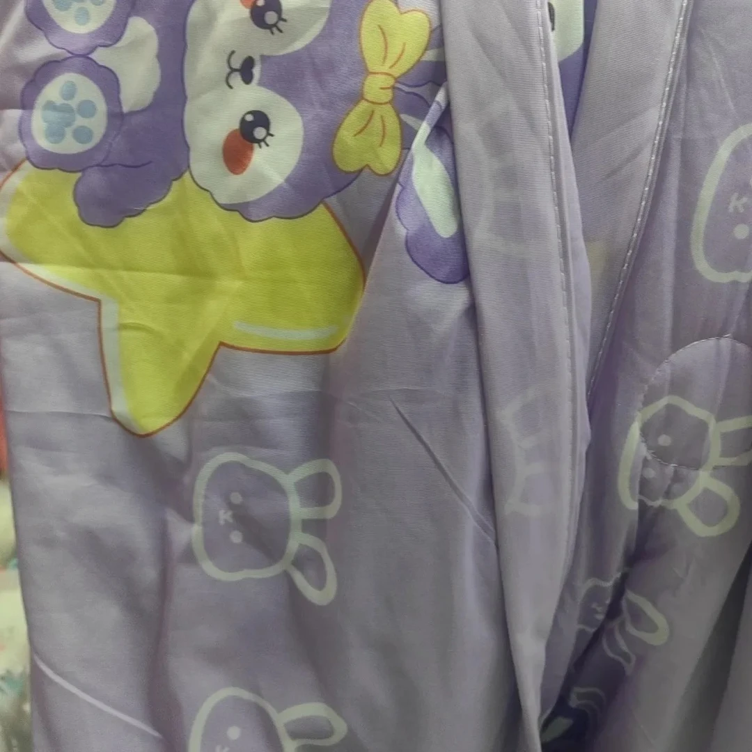 宝宝婴幼儿可爱风空调被四季通用睡袋机洗凉感薄被夏凉被被子夏季