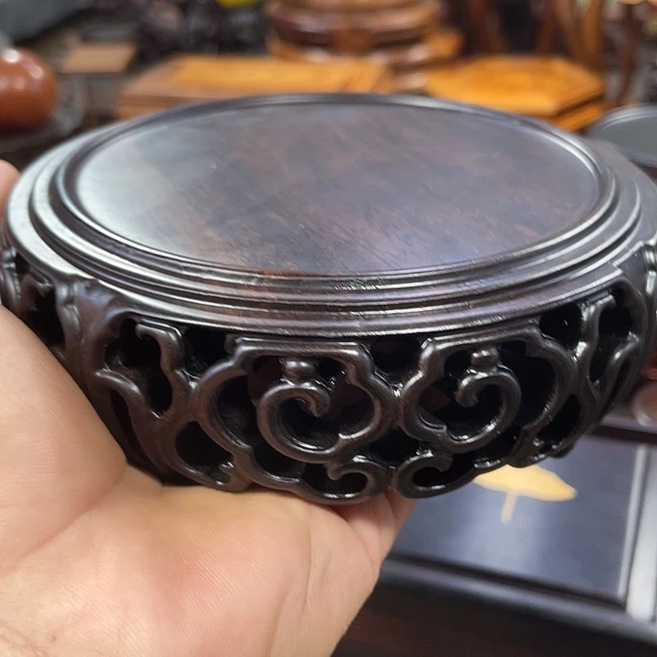 手工艺品琉璃红木底座工艺品