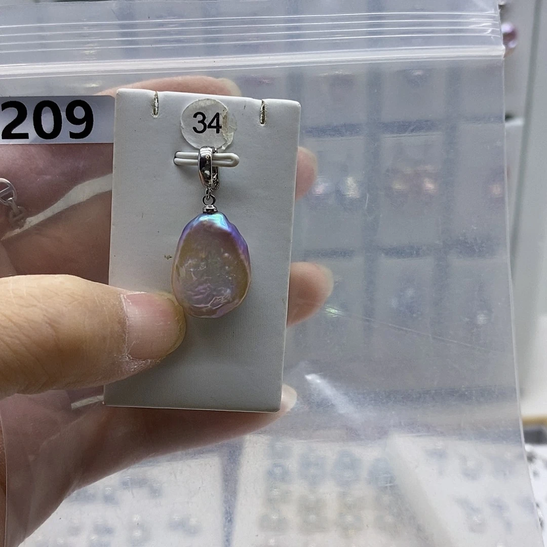 颈饰合金淡水珍珠
