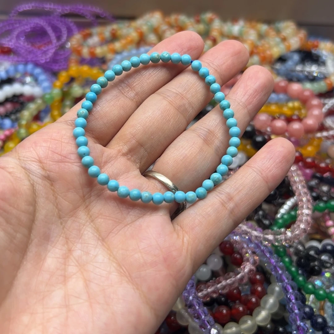 手链烟晶未镶嵌小绿松