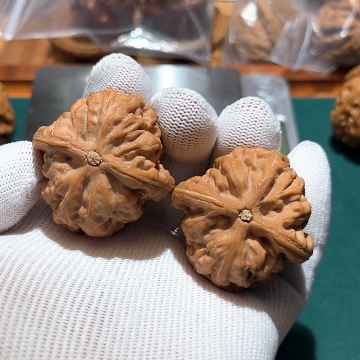 兜***啊文玩核桃把件红锦鲤