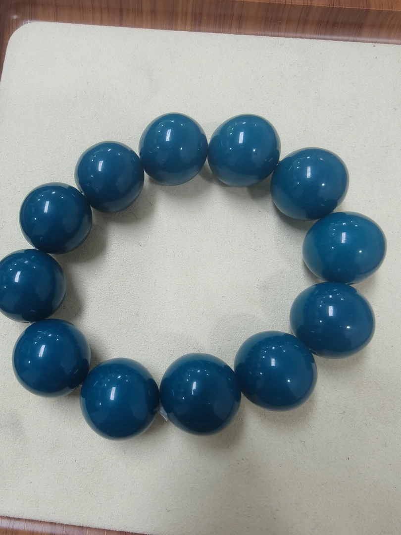 定制木珠20果冻蓝-4642