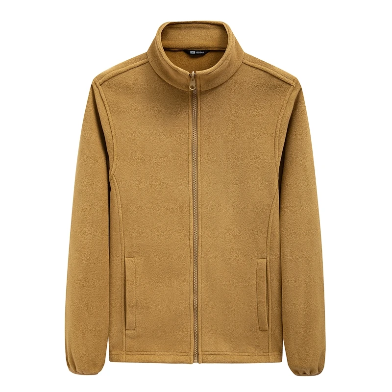 宽松型保暖卫衣加绒运动双层外套户外立领加绒春秋男士男款上衣