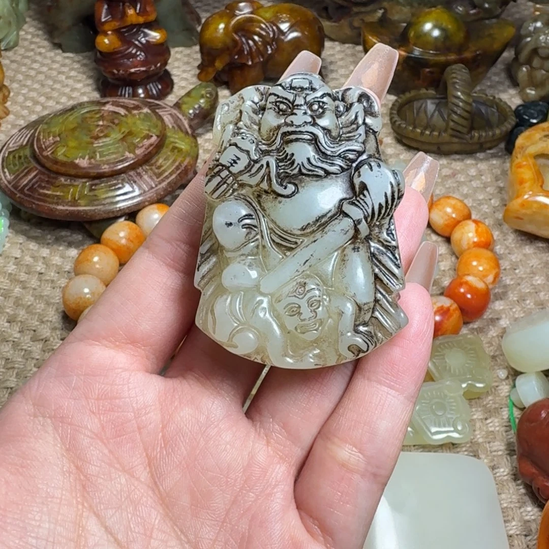 白玉菩提吊坠挂件