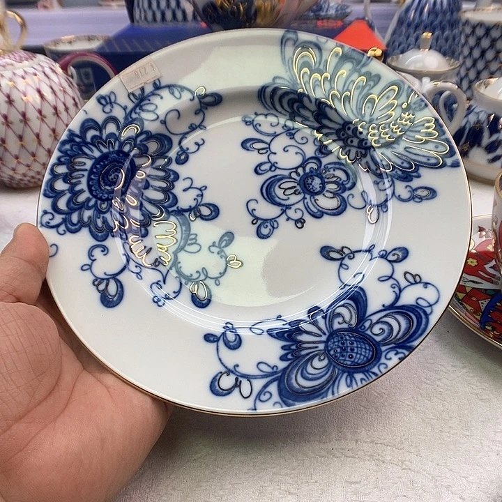一***圆俄皇凤歌20cm甜品盘