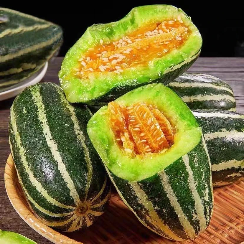 新疆哈密博洋蜜瓜软弱甘甜皮薄如纸满口产地直发当季当季新鲜水果