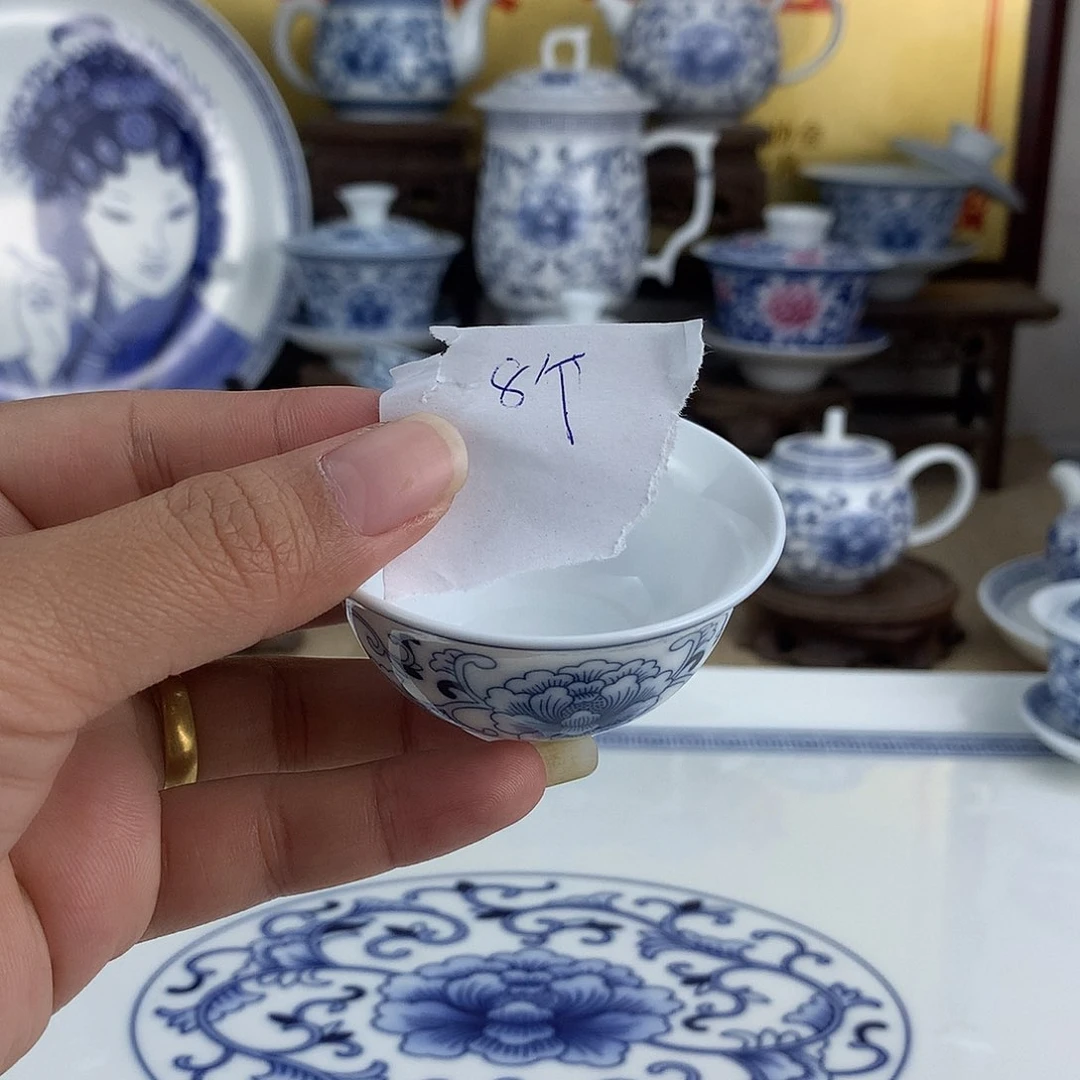 陶雅诚茶具35毫升客杯8只