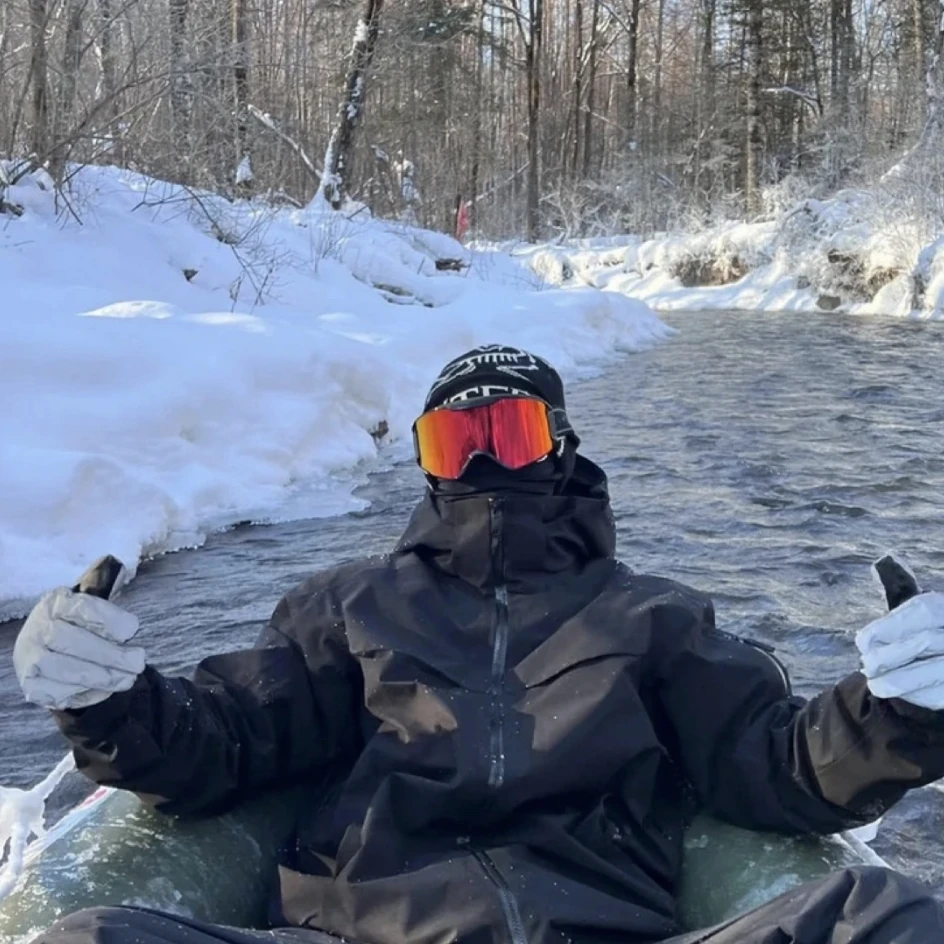 H大麦C户外休闲舒适透气蓬松 男女同款羽绒服情侣款外套