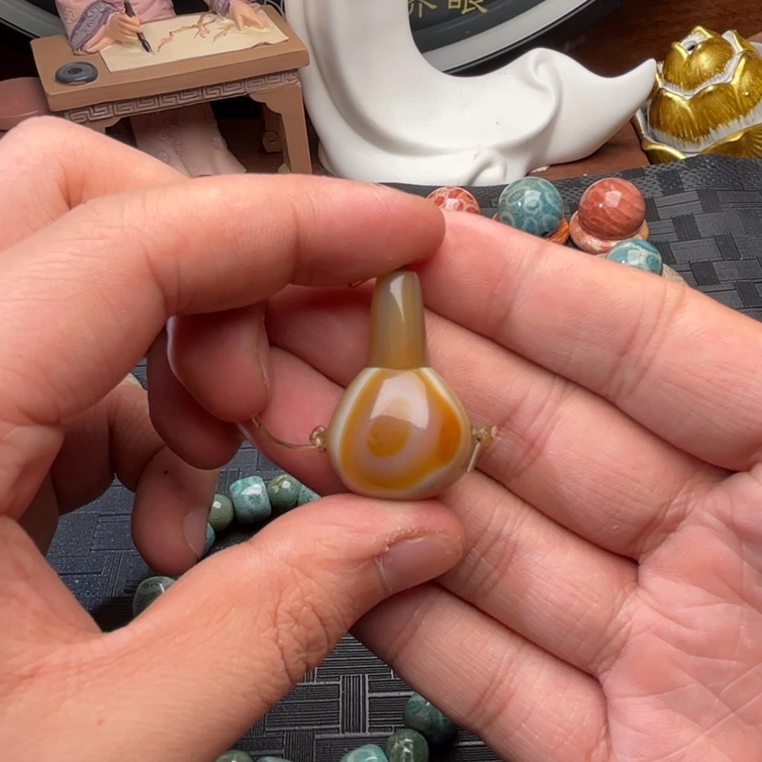 玛瑙/玉髓未镶嵌葫芦