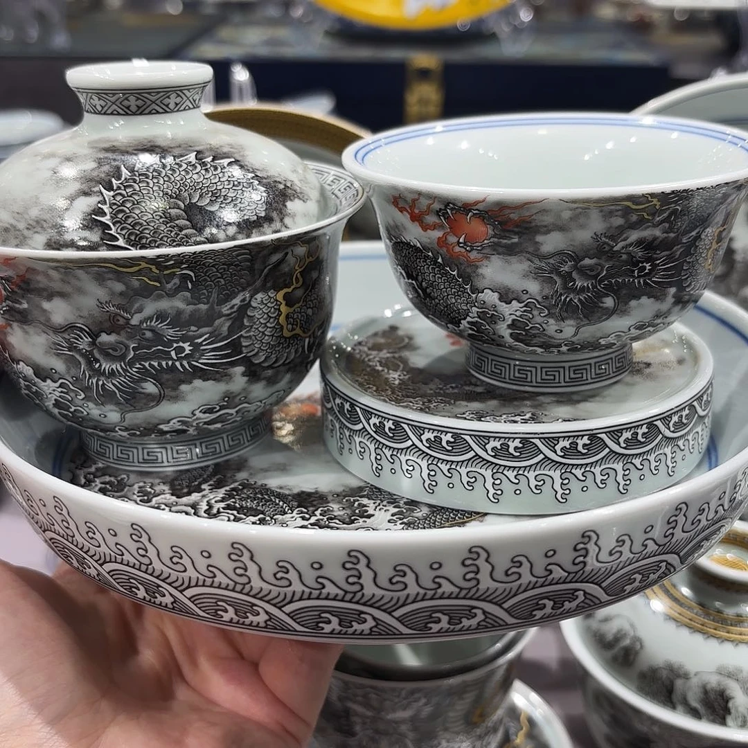 瓷片景德镇瓷器艺术半手