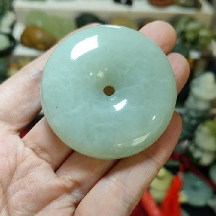 岫玉平安扣未镶嵌