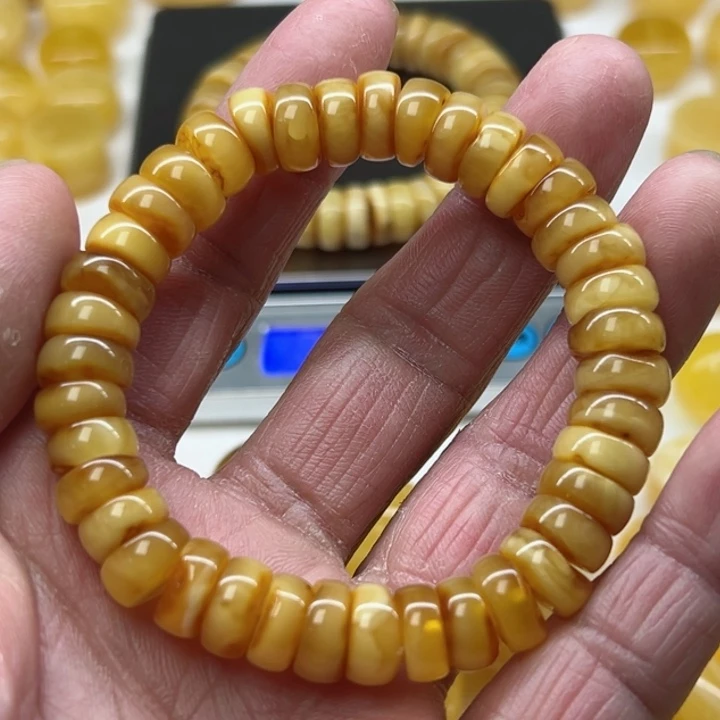 琥珀（矿物珀）手串未镶嵌L*