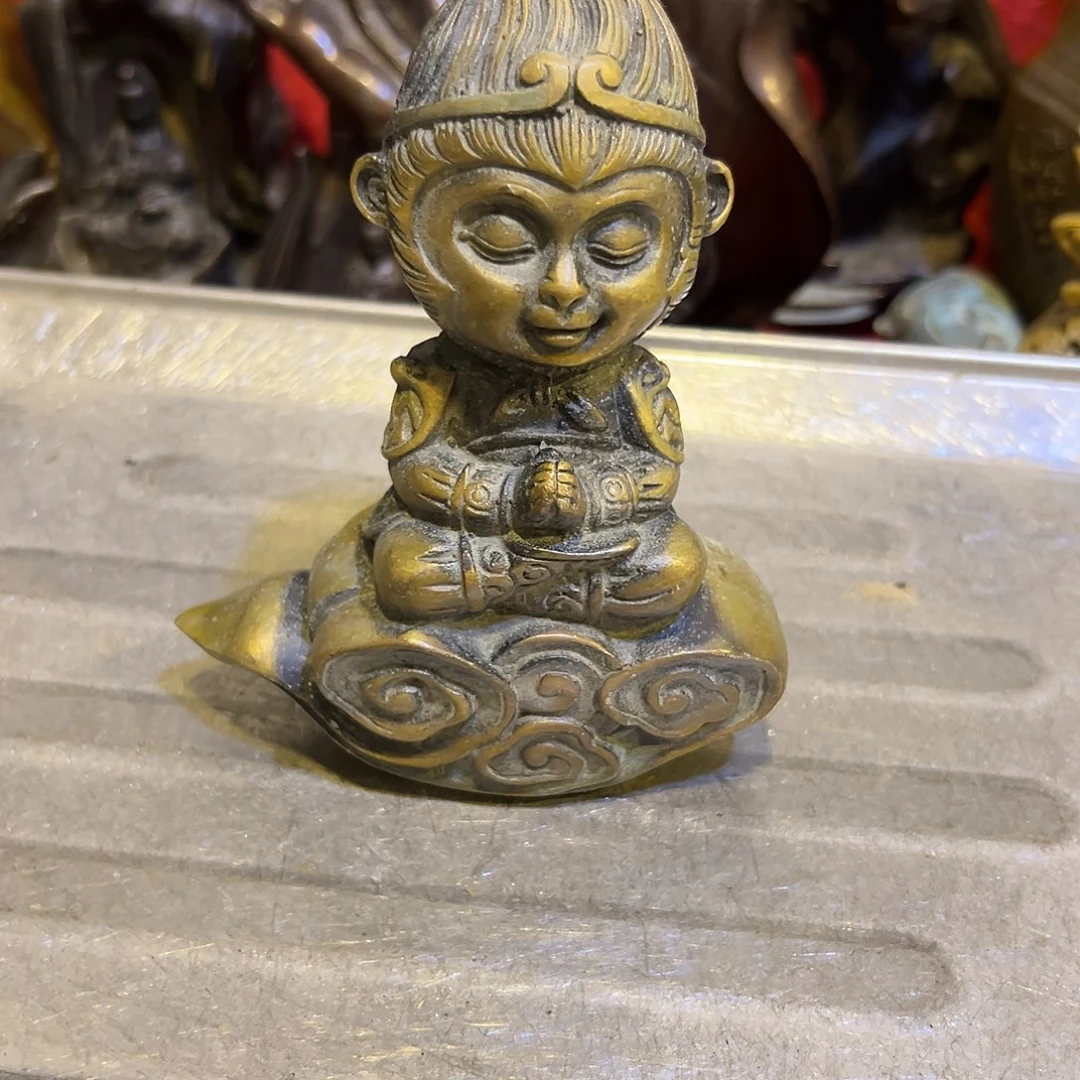 孤***）黄铜摆件，文房摆件工艺品