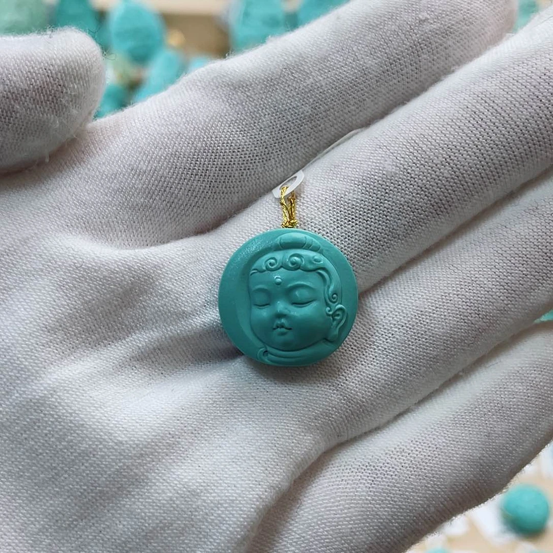 绿松石珠宝奇石未镶嵌