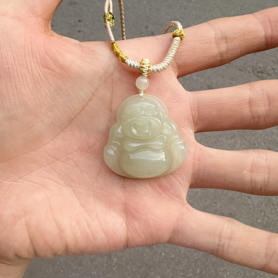天然和田玉佛公吊坠约35mm左右多样性拍一发一n