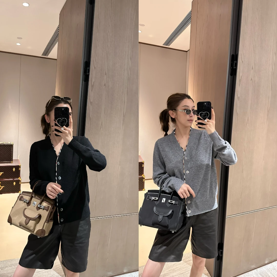 BR极简风休闲毛衣长袖毛针织衫韩版圆领纯色秋季